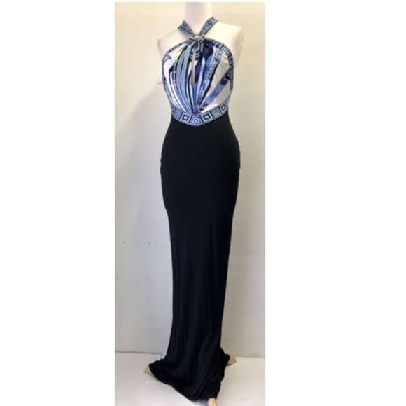 Emilio Pucci Farfalla Halter  Gown - Picture 8 of 16